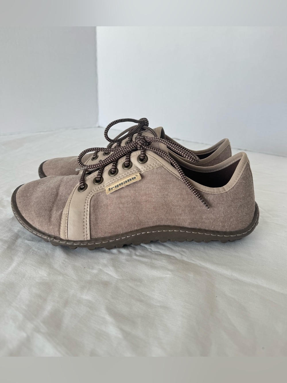 Leguano Denim Sand barefoot shoes Size 8